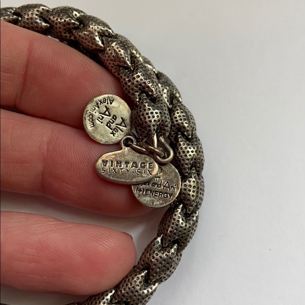 Alex & Ani Silver Vintage Wrap Bracelet - Picture 6 of 13
